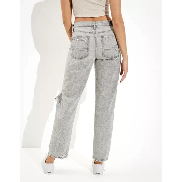 American Eagle Outfitters Gray Straight Leg Jeans - Picture 13 of 13